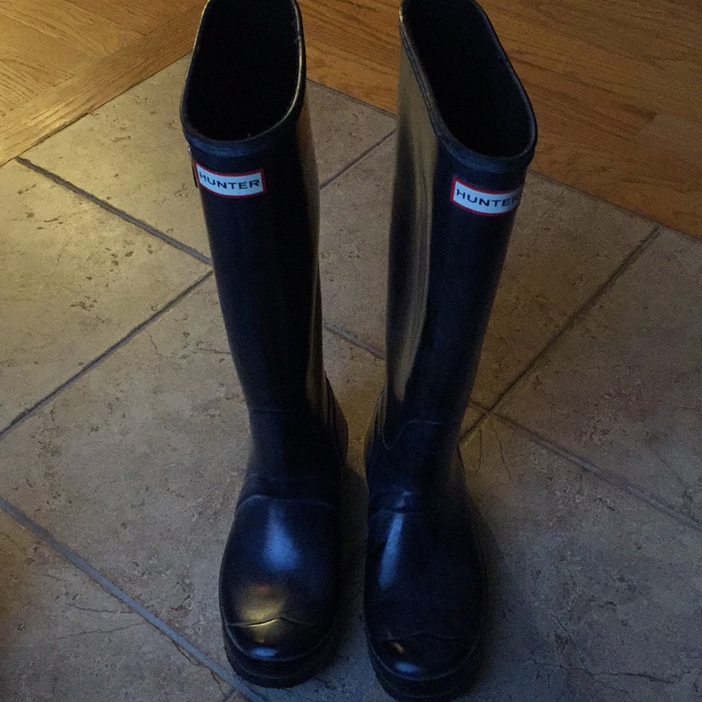 Tall Black Hunter Boots Women’s Size 8
