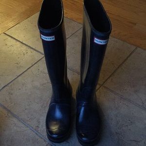 Tall Black Hunter Boots Women’s Size 8