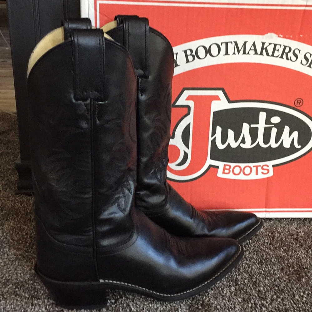 JUSTIN BLACK LONDON CALF