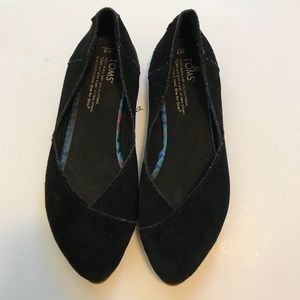 TOMS Black Flats