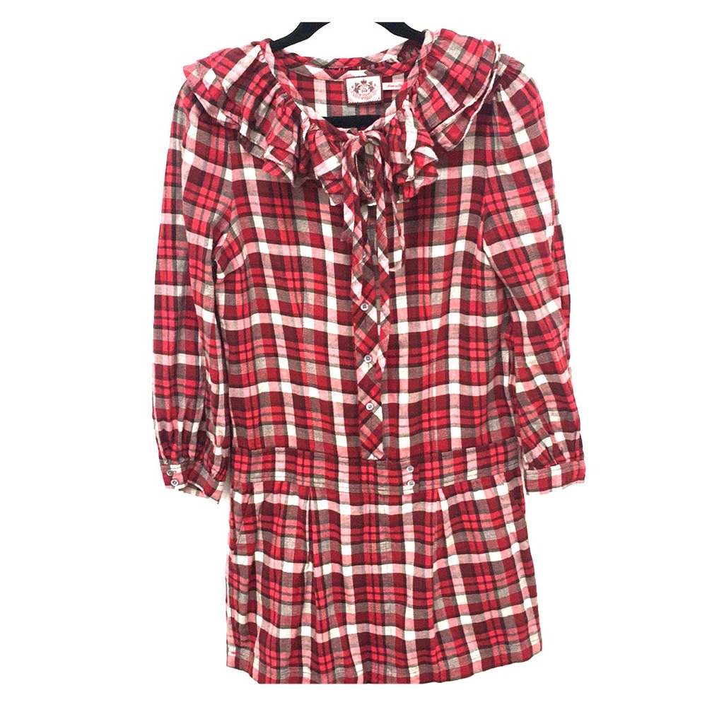 Juicy Couture Plaid Shirt Dress.