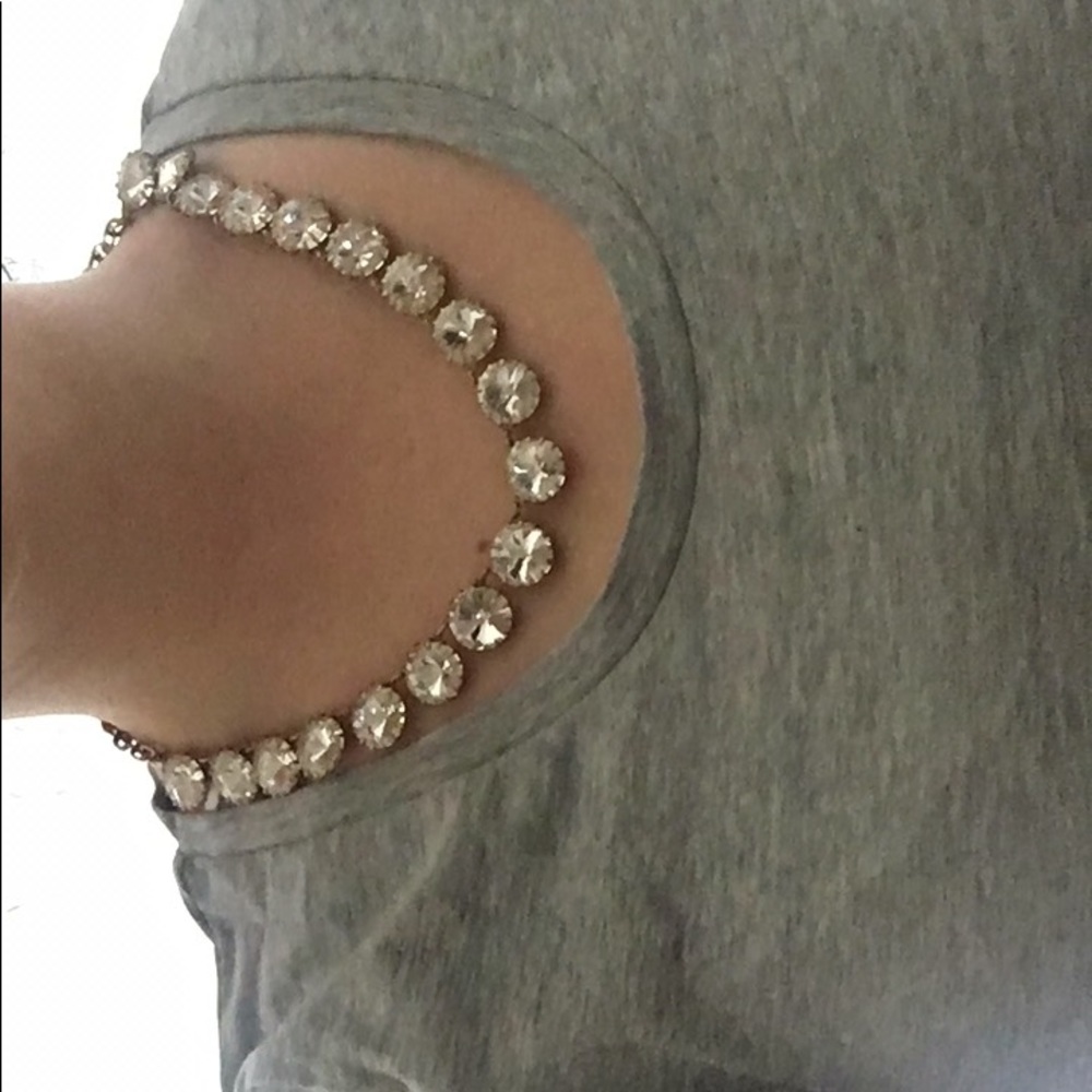 J Crew studded necklace