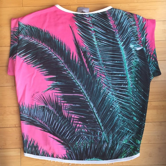 Gaelle Paris Bonheur Palm Tree Sweatshirt - Picture 4 of 5