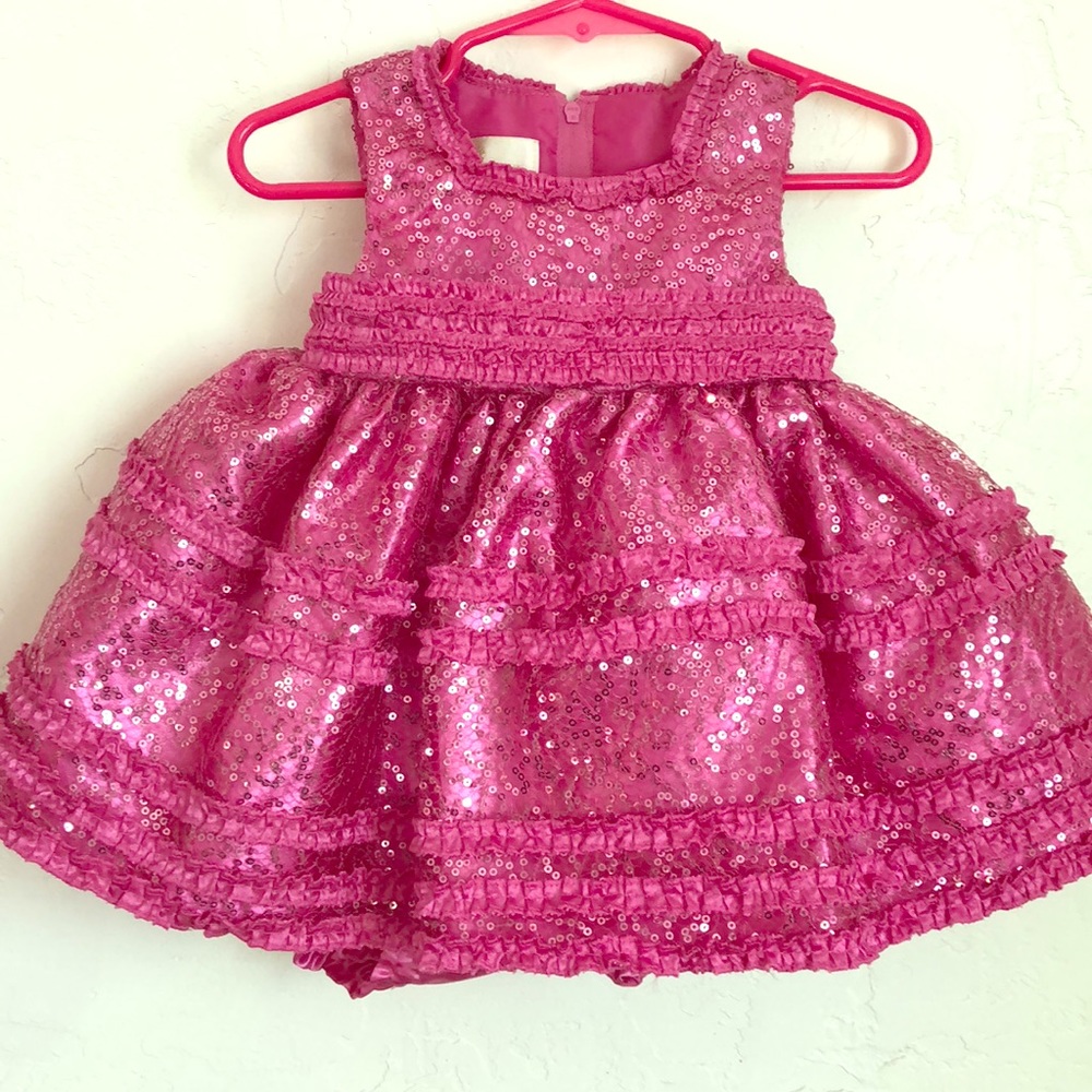 Pink Sequin Princess Dress