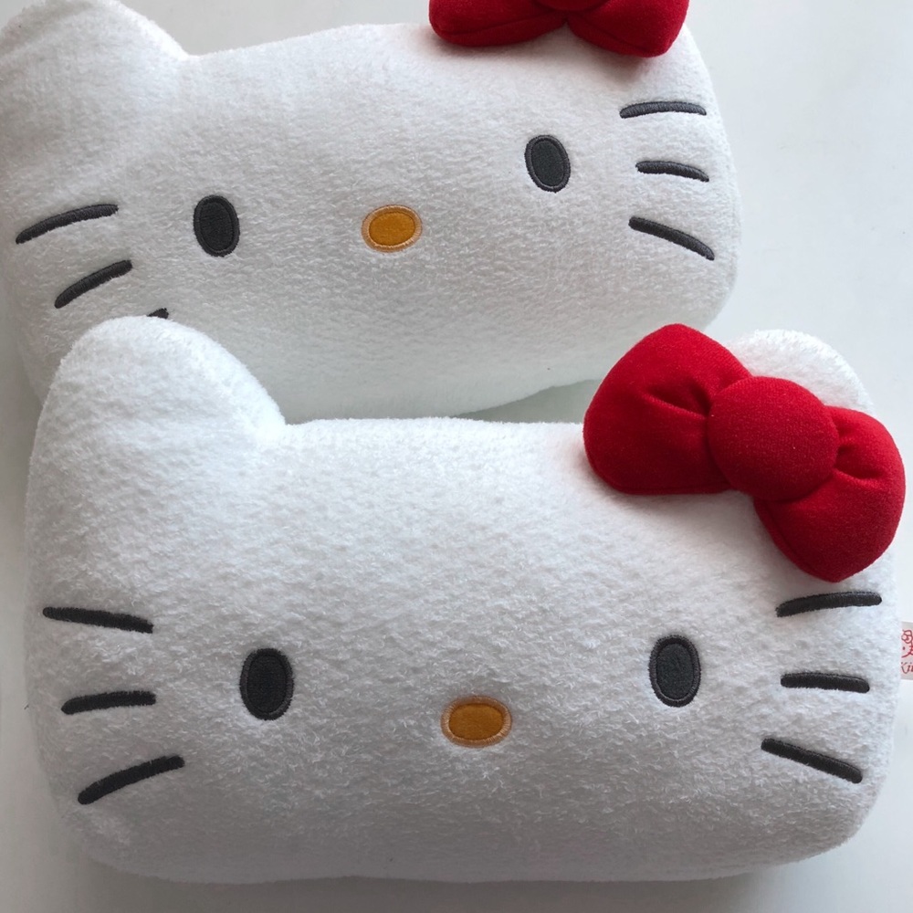Hello Kitty Car Headrest Pillow Authentic Sanrio