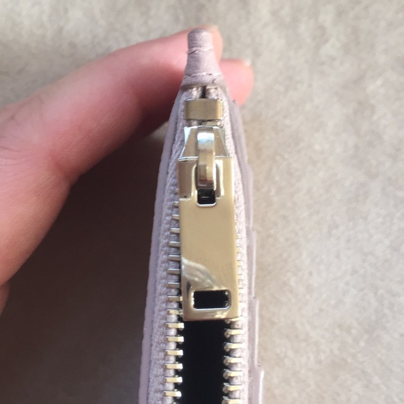 Saint Laurent Fragments Card Case in Rose Antic - Picture 4 of 8