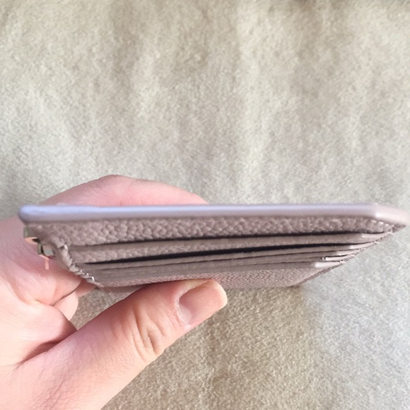 Saint Laurent Fragments Card Case in Rose Antic - Picture 5 of 8