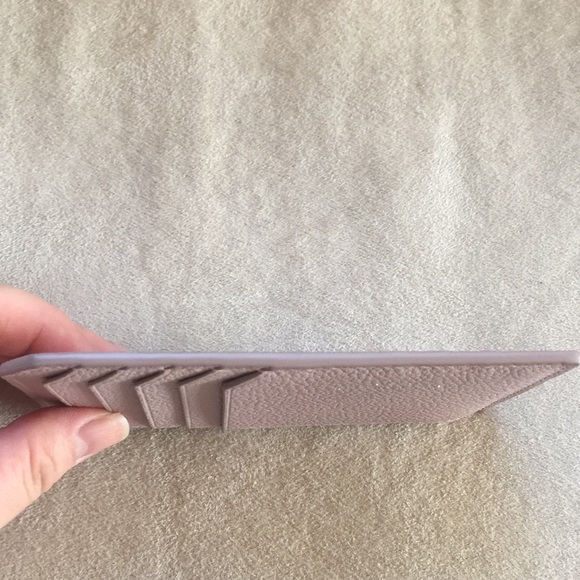 Saint Laurent Fragments Card Case in Rose Antic - Picture 7 of 8