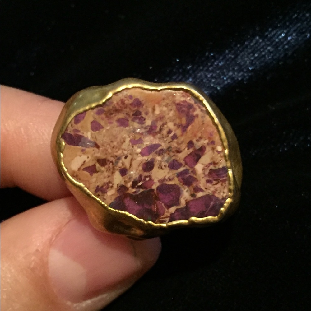 Handmade ring. Gold plated. Turkey