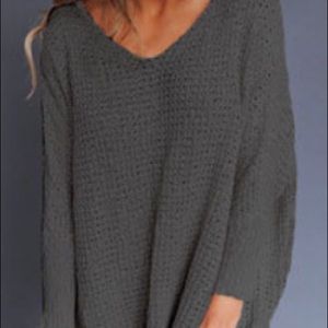 Green/grey sweater