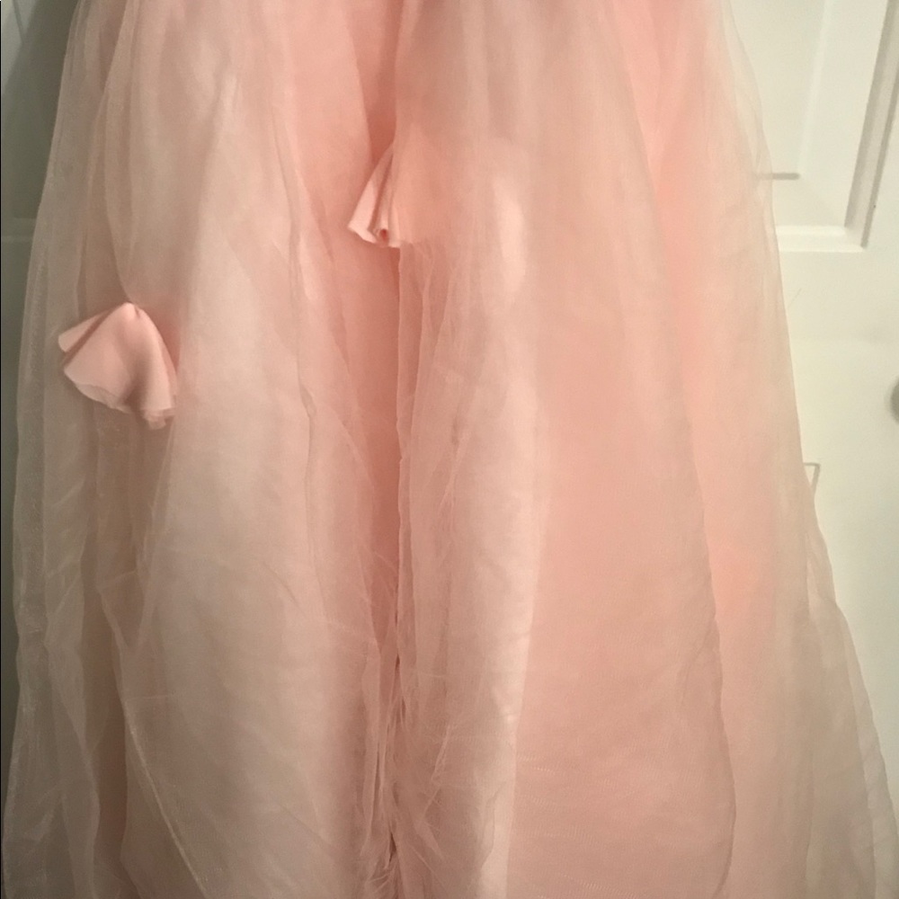 BNWT GORGEOUS PINK/GREY FLOWERGIRL DRESS ๐ - Picture 5 of 5