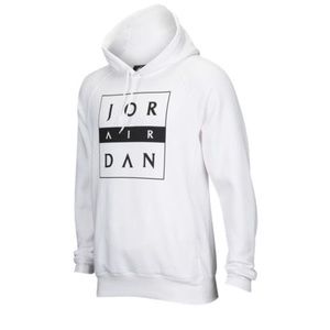 JORDAN PULL OVER HOODIE WHITE
