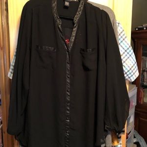 Torrid black blouse size 3