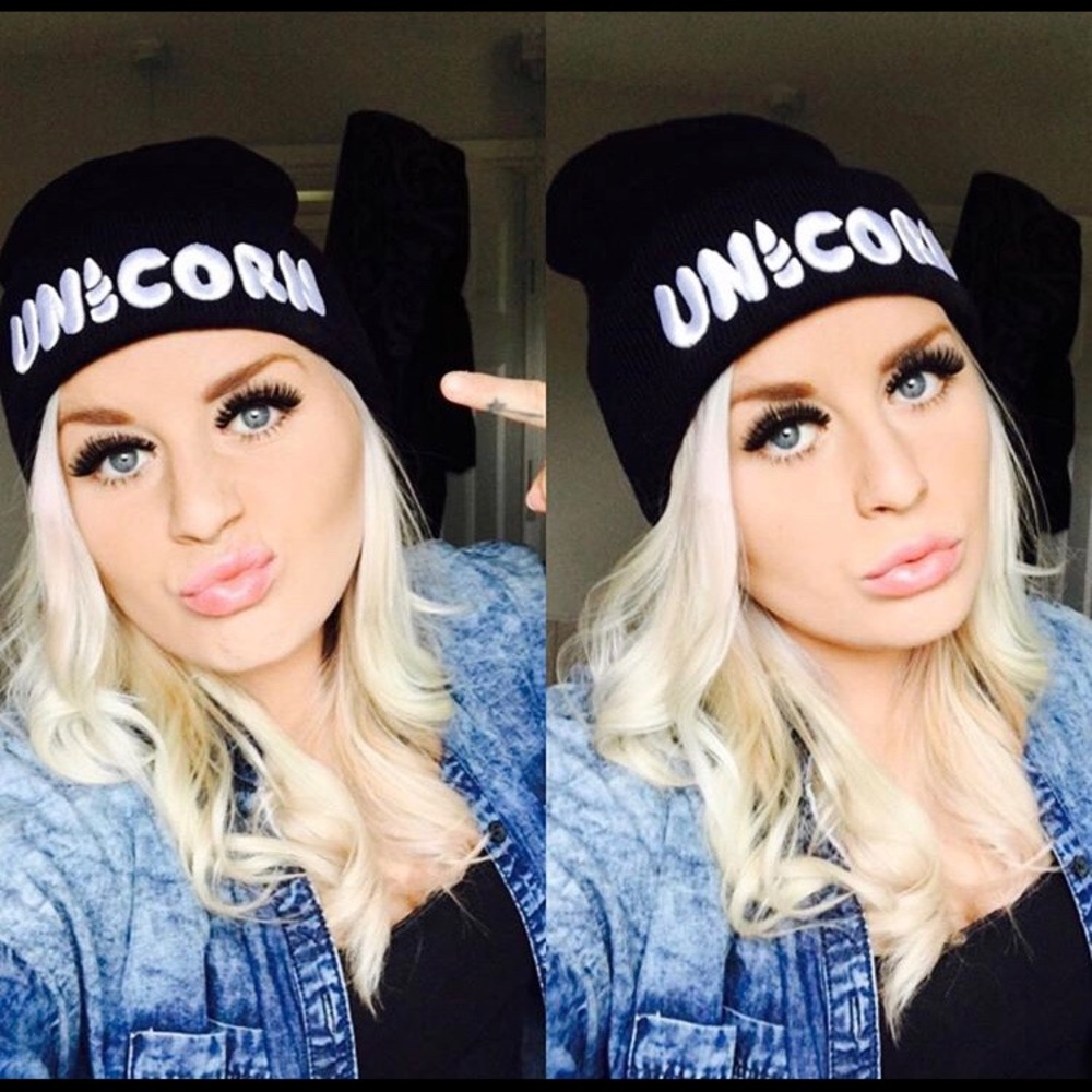 Unicorn beanie hat