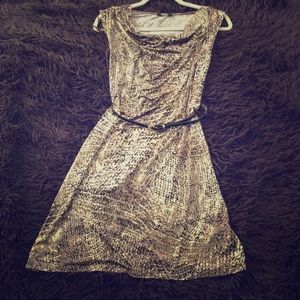Gold dress