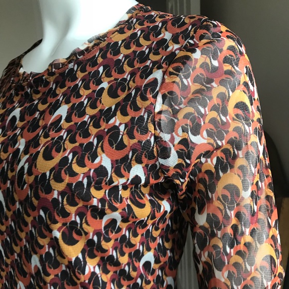 NWT ivy jane double layer mesh dot top - Picture 3 of 5