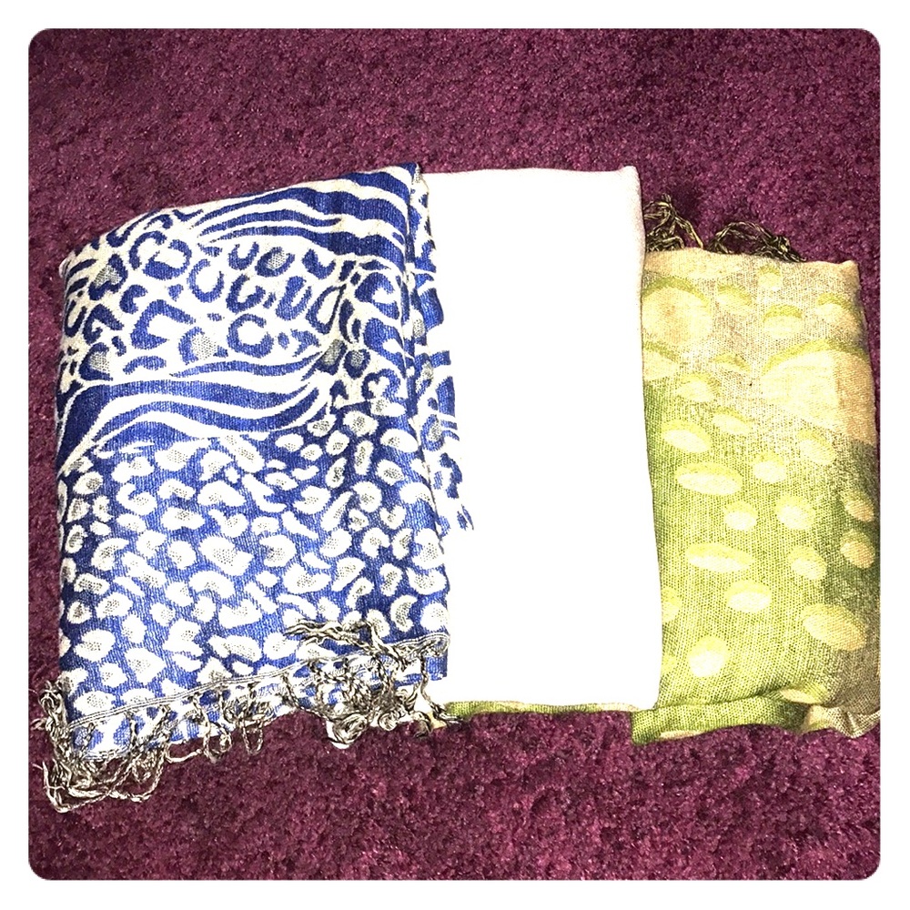 Pashmina Scarves (Trio)