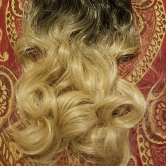 Ombre Blonde Full Head Clip in Extension