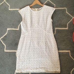 KAIN label off white lace dress size M