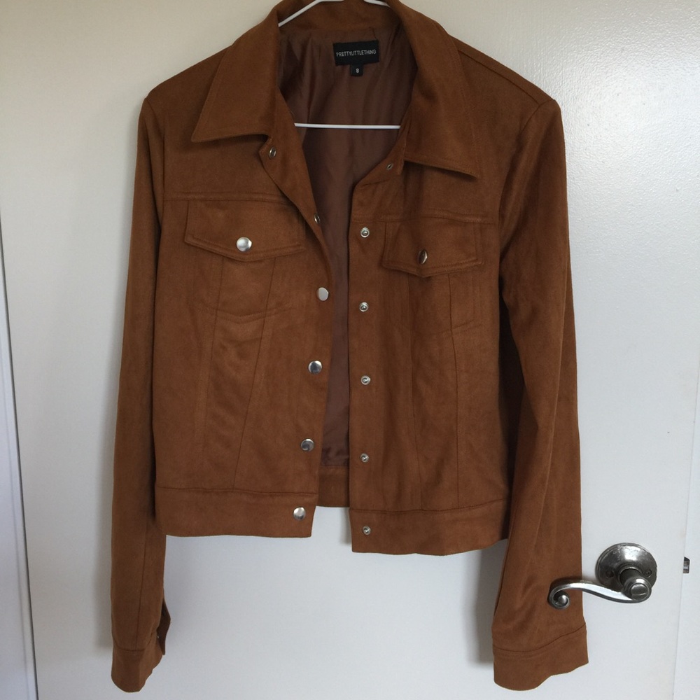 Faux Suede Jacket