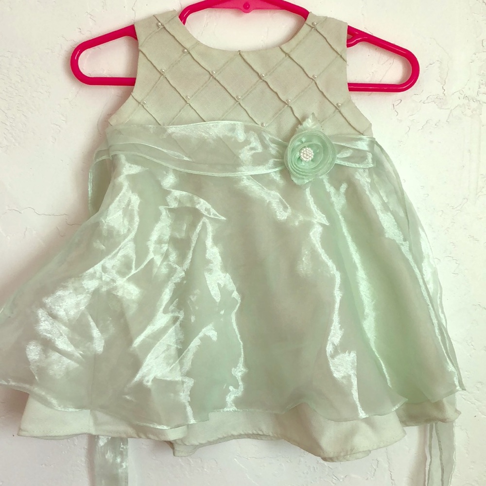 Sage green dress