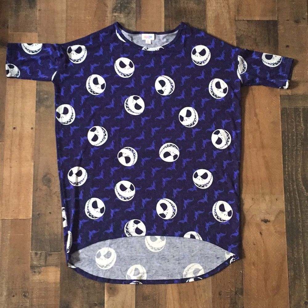 NWOT XS LuLaRoe Irma Disney Jack Skellington