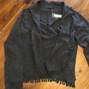 NWT cashmere sweater grey XL