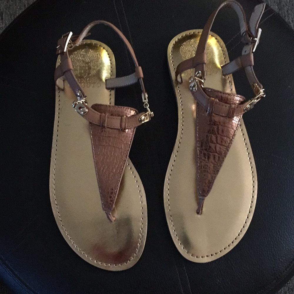 Brown/Copper new in box Sandals. Size 7.5