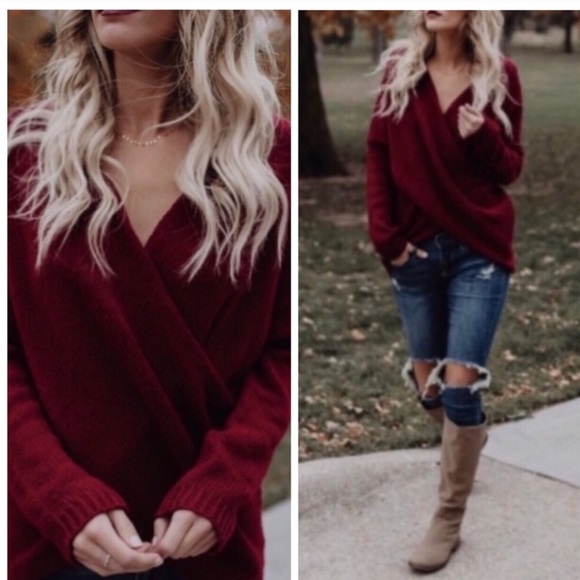 Gorgeous Wrap style sweater - Picture 1 of 5