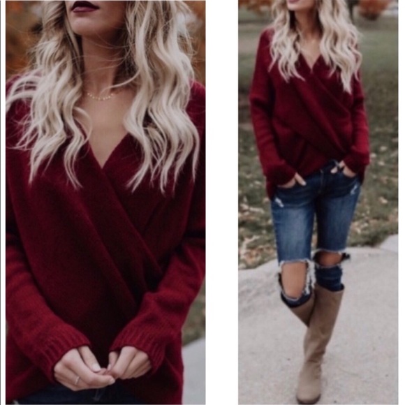 Gorgeous Wrap style sweater - Picture 2 of 5