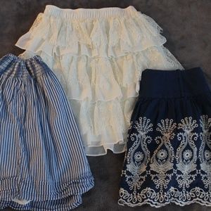 *BUNDLE OPTION* 3 Skirts, S/M