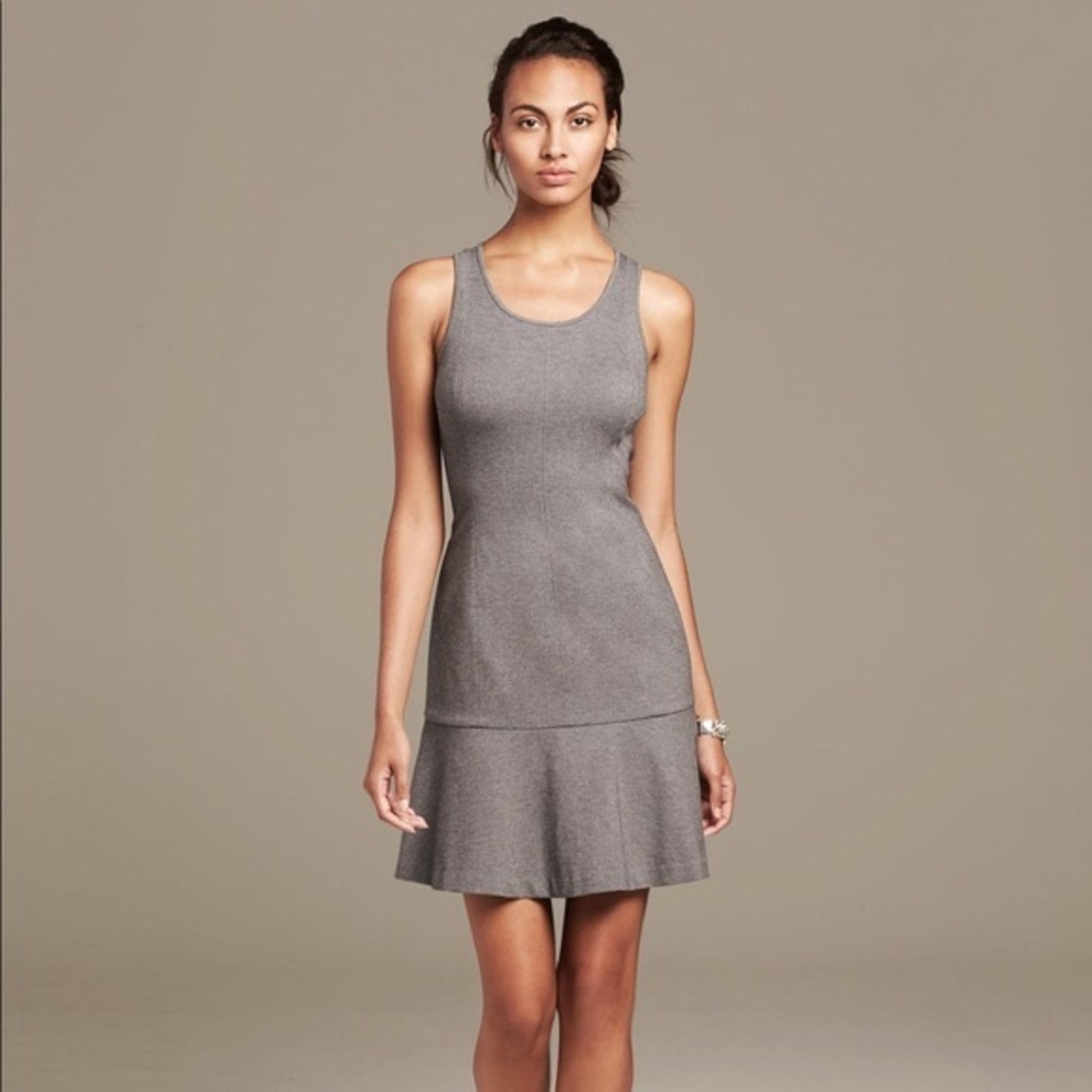 NEW Gray Ponte Dress