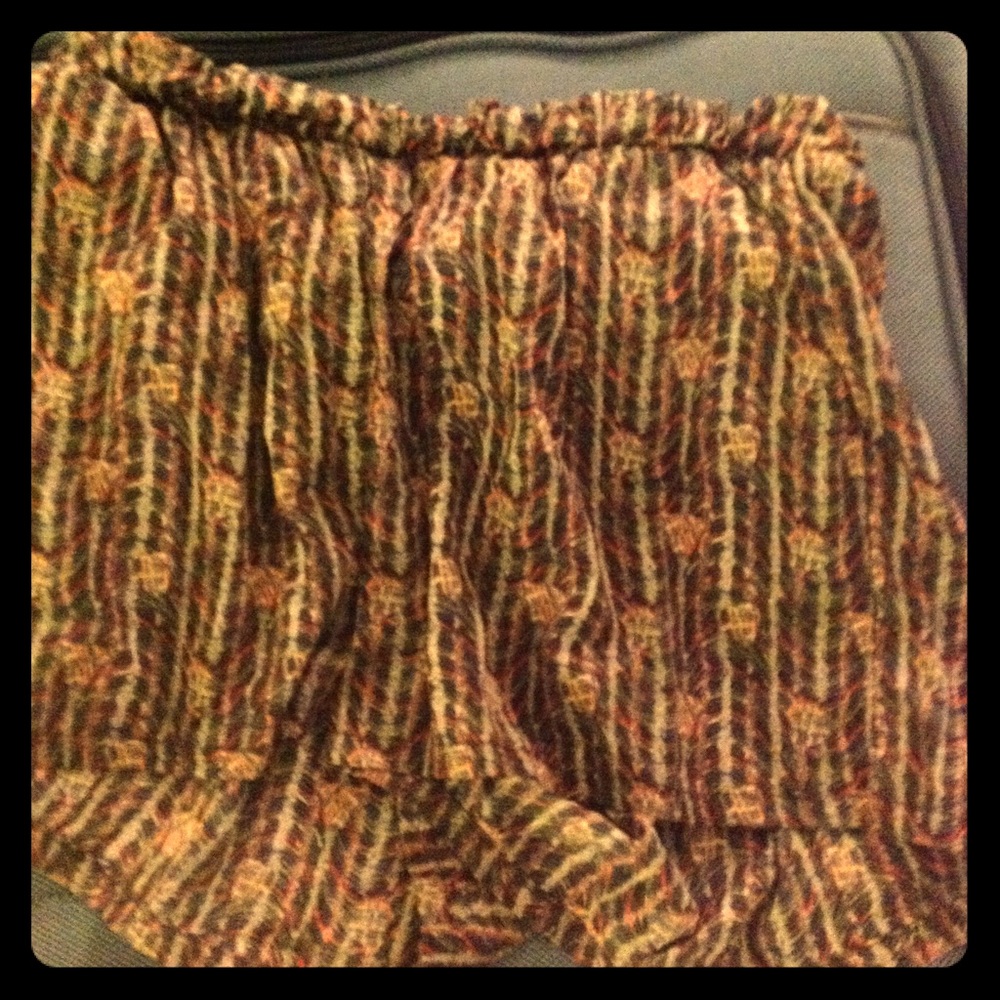 Cotton poly blend shorts