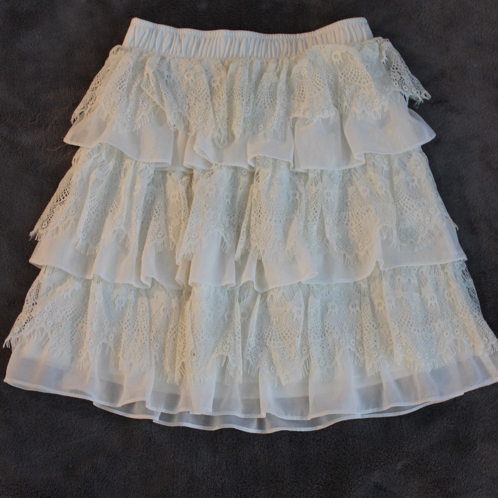 Forever 21 Lace Mini Skirt