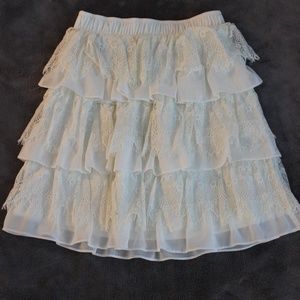 Forever 21 Lace Mini Skirt