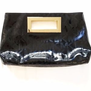 Michael Kors Black & Gold Clutch