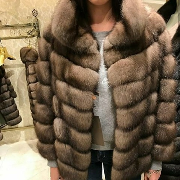 handmade Jackets & Blazers - Sable Fur Coat