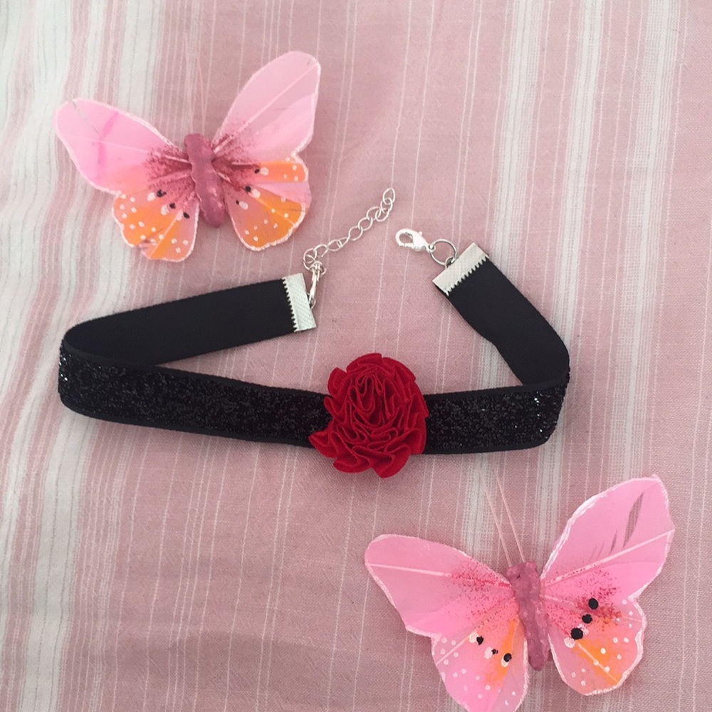 Stocking stuffer❤️ glitter choker ❤️