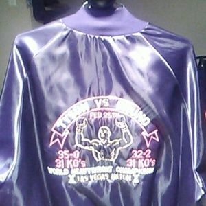 SUPER RARE Mike Tyson vs Frank Bruno OnSite Jacket