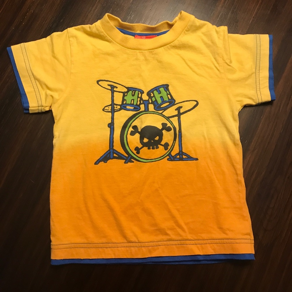 3T drum tshirt